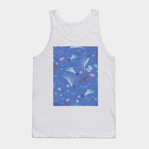 Under the water Sea life 2 Tank Top by Arch4Design